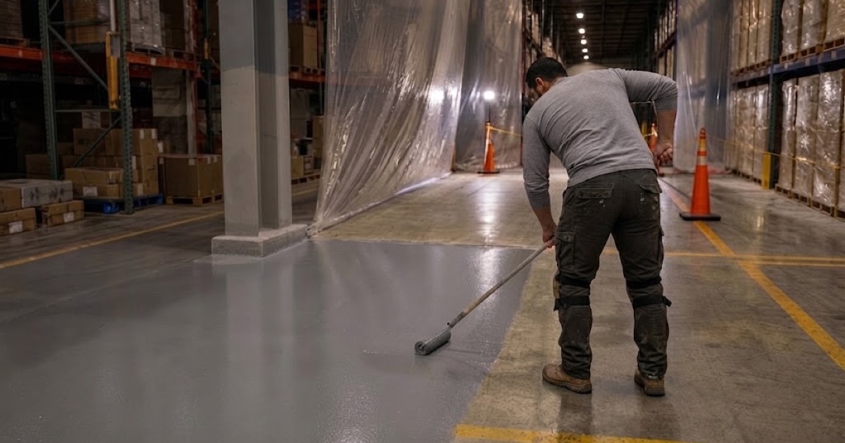 phased night work in a 24-hour distribution building