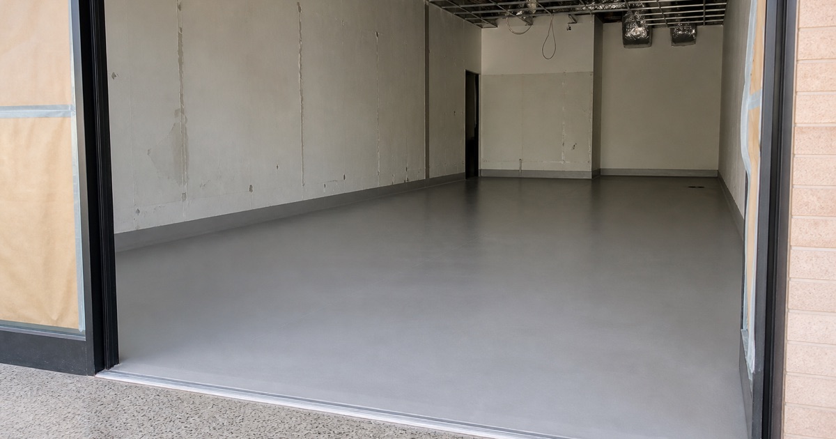 retail unit stripped back between leases