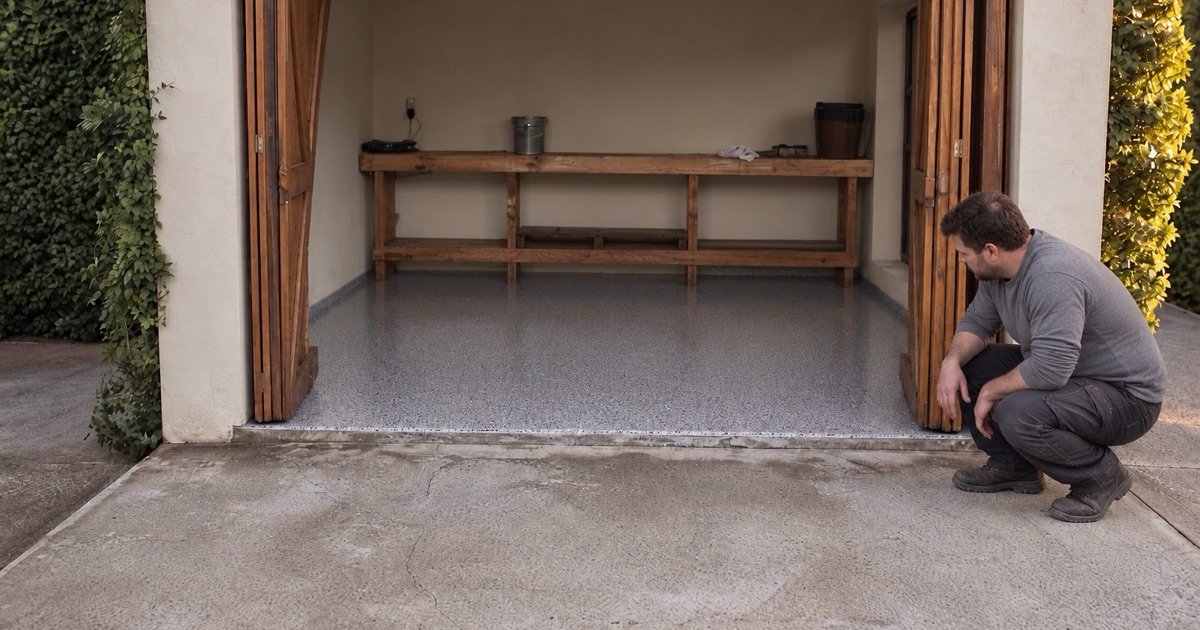 pre-war carriage house, working quietly