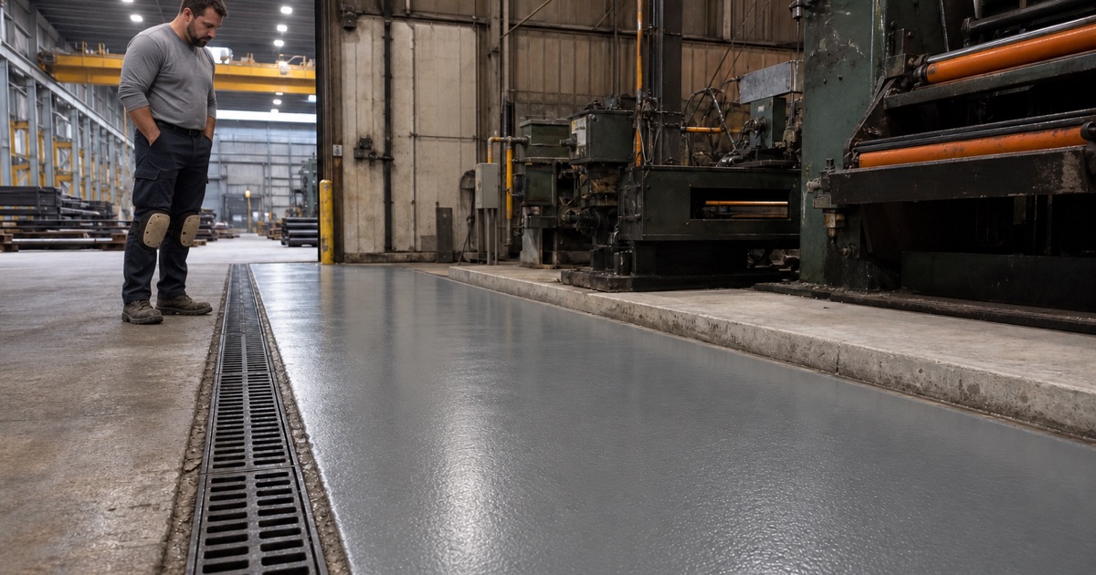 heavy manufacturing bay, thermal and chemical